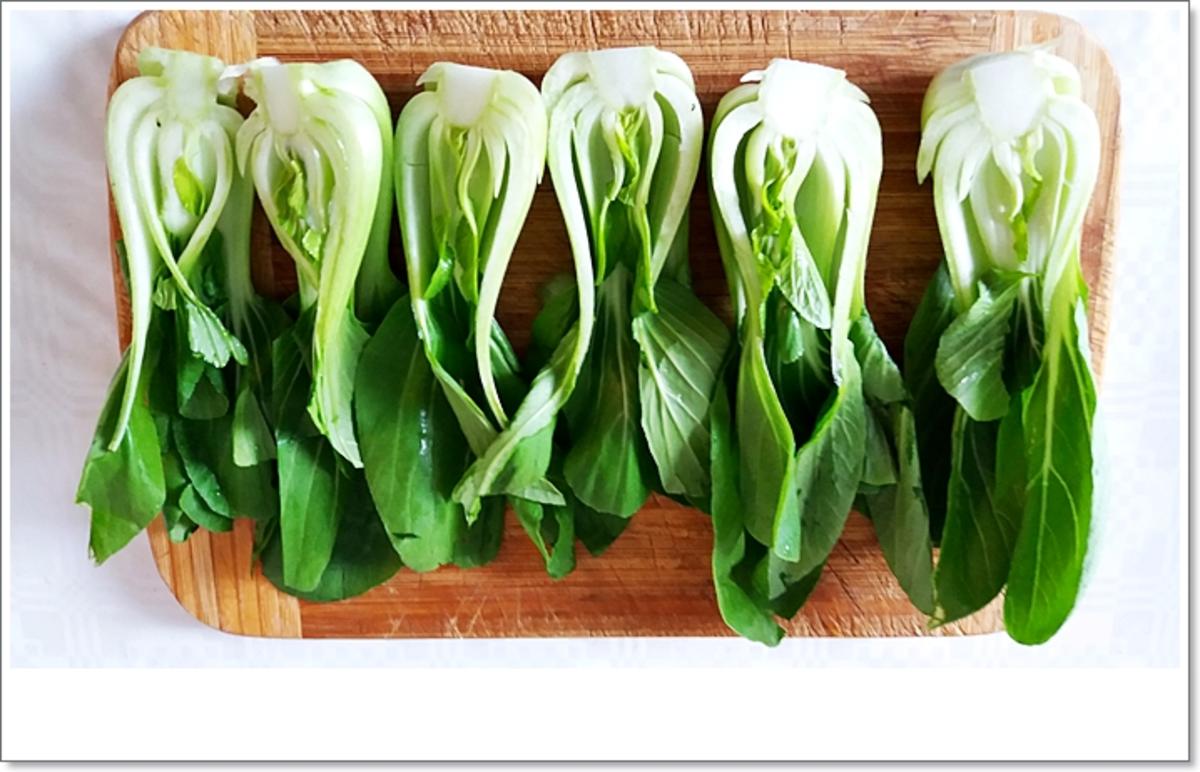 Pak Choi mit ➯ Reis und ➯ Samthaube - Rezept - Bild Nr. 5487