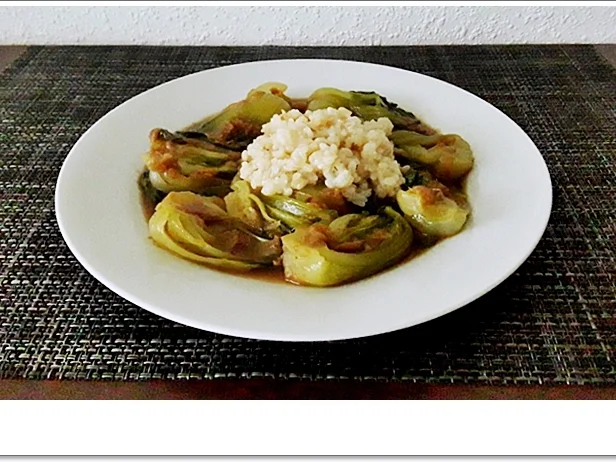 Pak Choi mit ➯ Reis und ➯ Samthaube - Rezept - Bild Nr. 5494