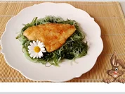 Gebratene Schollen-Filets  auf  Wakame - Glasnudeln Salat - Rezept - Bild Nr. 5484