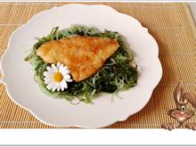 Gebratene Schollen-Filets  auf  Wakame - Glasnudeln Salat - Rezept - Bild Nr. 5484