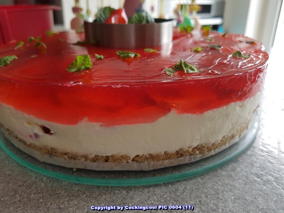 Schnelle "Erdbeertorte" (ohne Backen) - Rezept - Bild Nr. 2