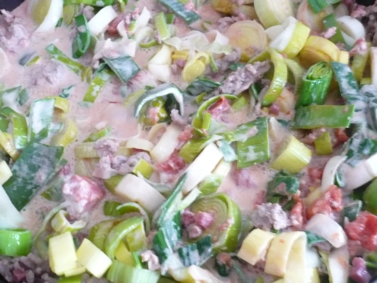 Lauch - Hack - Nudel - Auflauf - Rezept - Bild Nr. 5488