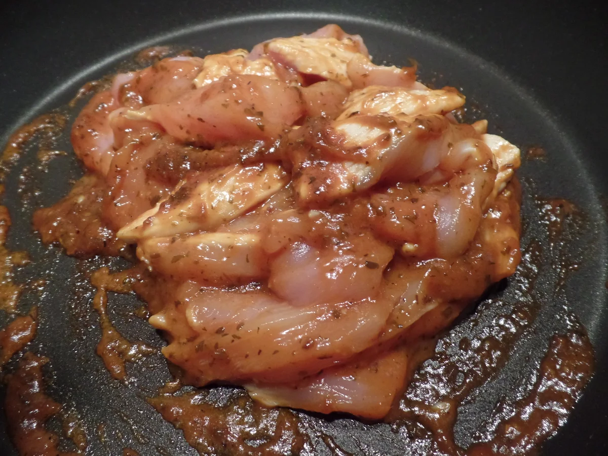 Rucola-Tomaten-Hähnchen - Rezept - Bild Nr. 5490