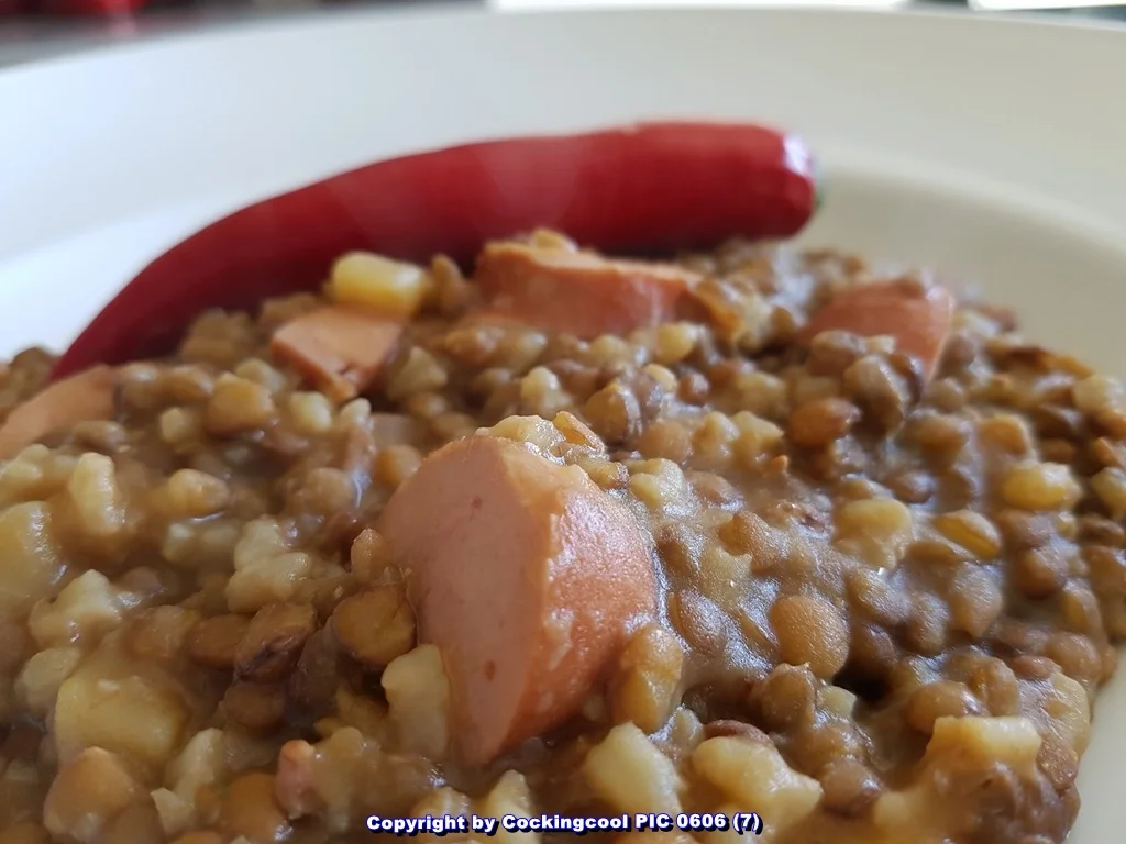 Rezept: Linsensuppe "Hausfrauenart" Bild Nr. 5488 Linsensuppe "Hausfrauenart" - Rezept - Bild Nr. 5488