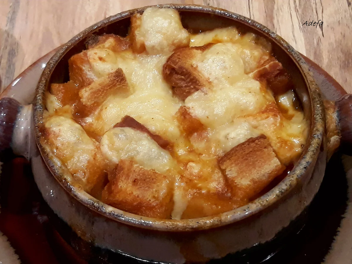 Rezept: Französische Zwiebelsuppe Bild Nr. 5491 Französische Zwiebelsuppe - Rezept - Bild Nr. 5491