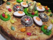 Backen: Österlicher Grießkuchen - Rezept - Bild Nr. 5484