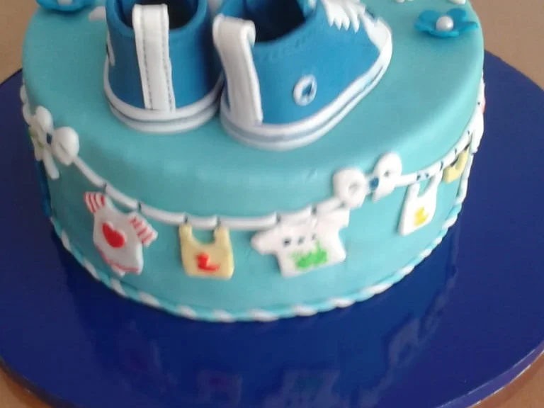 Biskuit:   "WILLKOMMEN IM LEBEN" - Rezept - Bild Nr. 6272