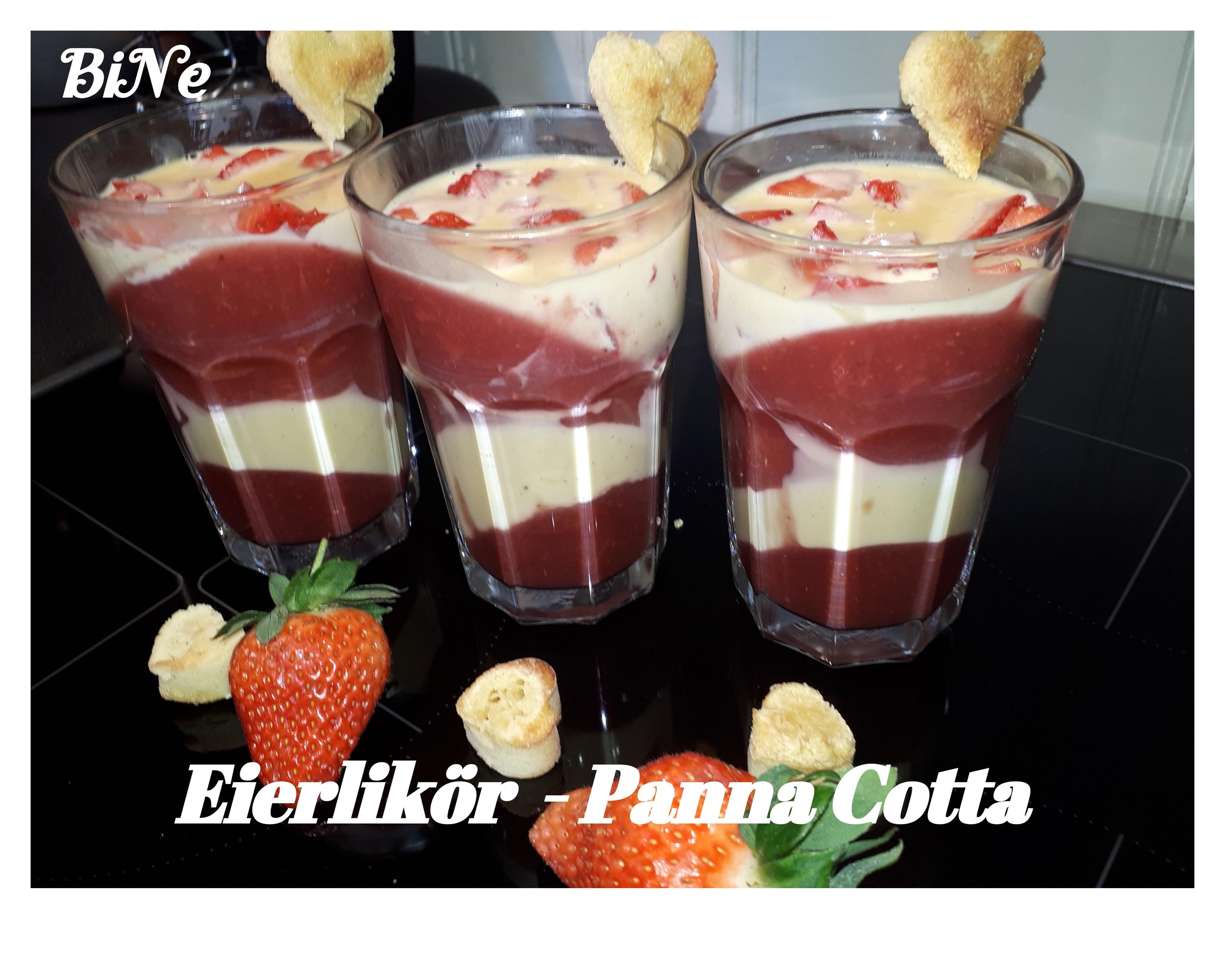 Bilder für BiNe` S EIERLIKÖR - PANNA COTTA - Rezept