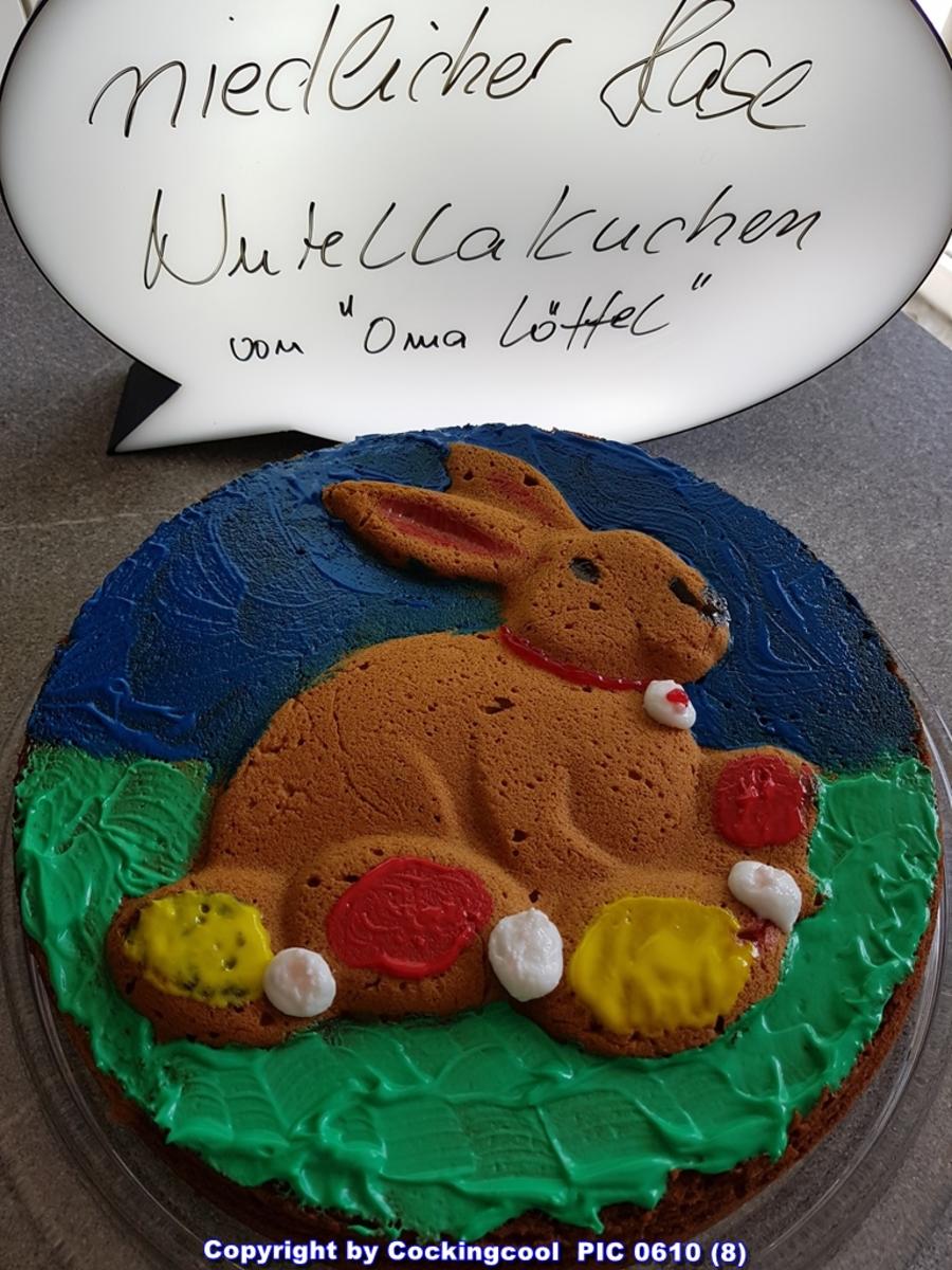 "Rodon"  Schoko-Vanillekuchen mit Hasenmotiv zu Ostern - Rezept - Bild Nr. 5512