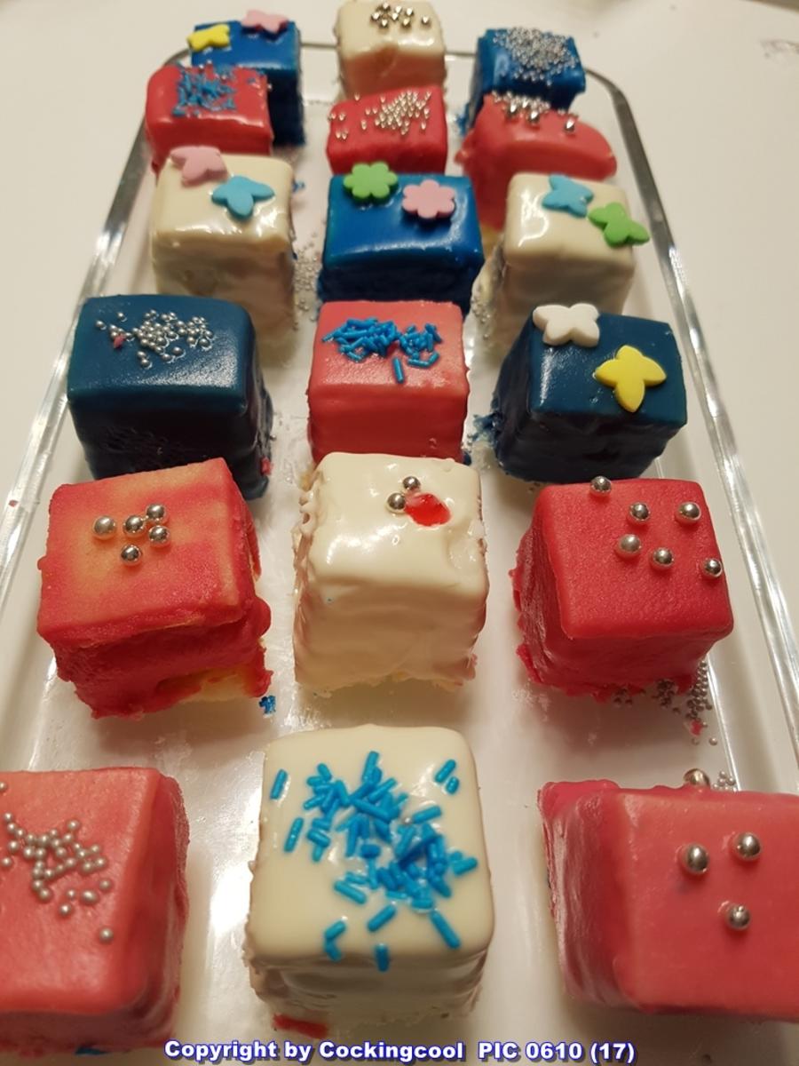 Petit Four`s (Bildrezept zur einfachen Herstellung) - Rezept - Bild Nr. 5532