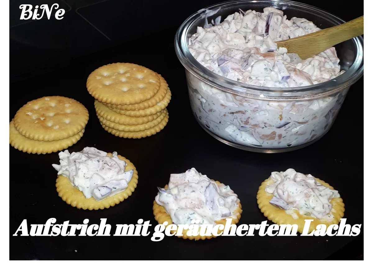 BiNe` S AUFSTRICH MIT GERÄUCHERTEM LACHS - Rezept - Bild Nr. 5524