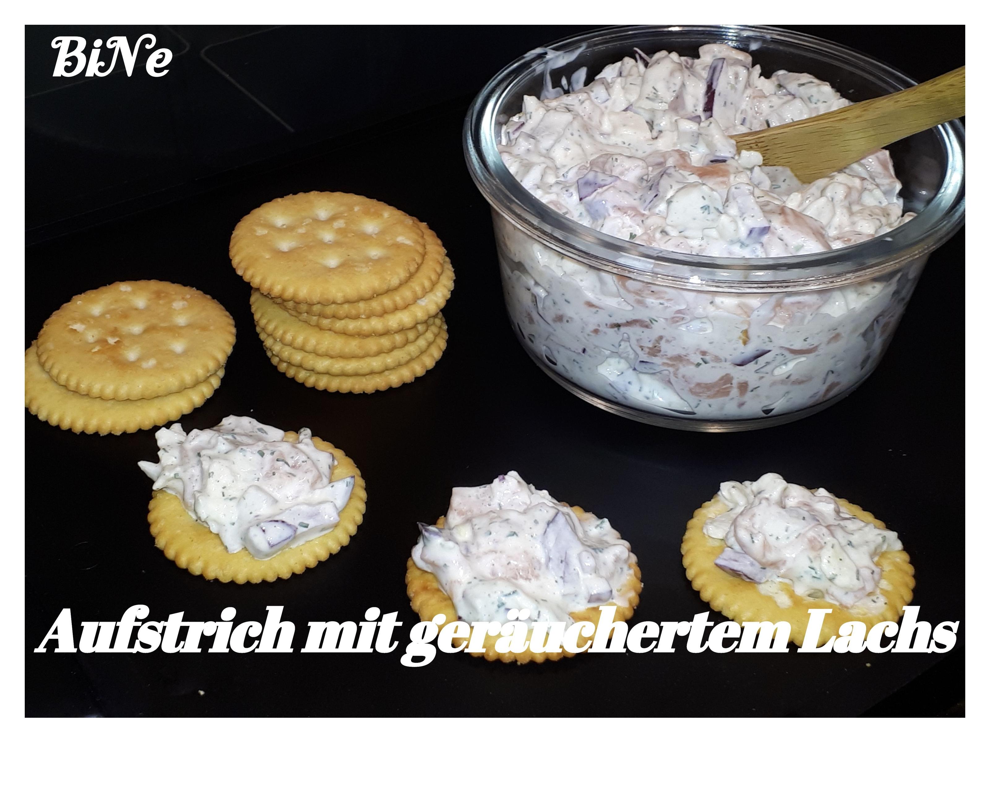 Bilder für BiNe` S AUFSTRICH MIT GERÄUCHERTEM LACHS - Rezept