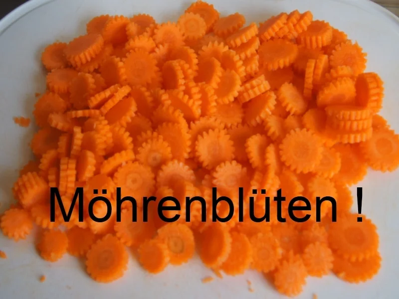 Sesamscholle mit Honig-Möhrenblüten - Rezept - Bild Nr. 5531