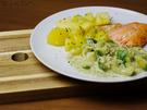 Zartes Lachsforellenfilet auf Salzbett - Rezept - Bild Nr. 5525
