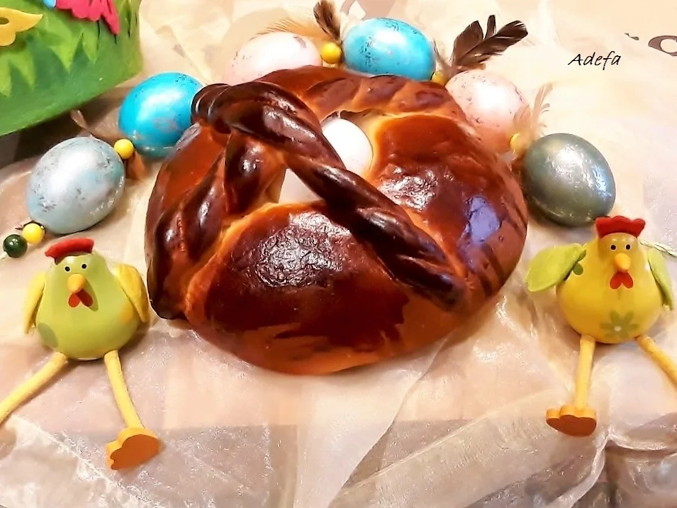 Folar de Páscoa ~ Osterkorb - Rezept - Bild Nr. 5523