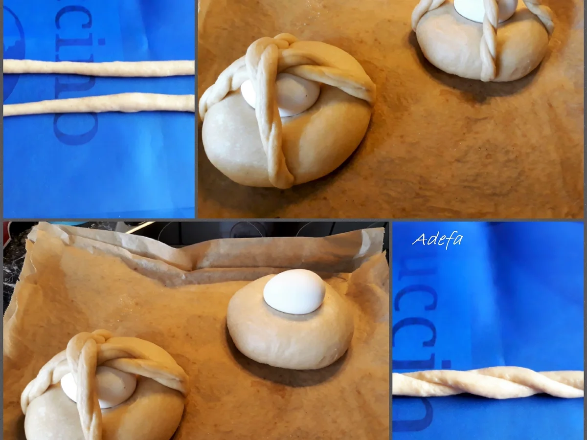 Folar de Páscoa ~ Osterkorb - Rezept - Bild Nr. 5526