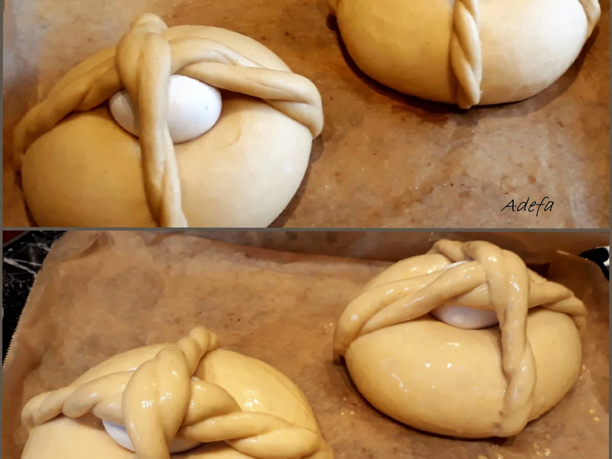 Folar de Páscoa ~ Osterkorb - Rezept - Bild Nr. 5527