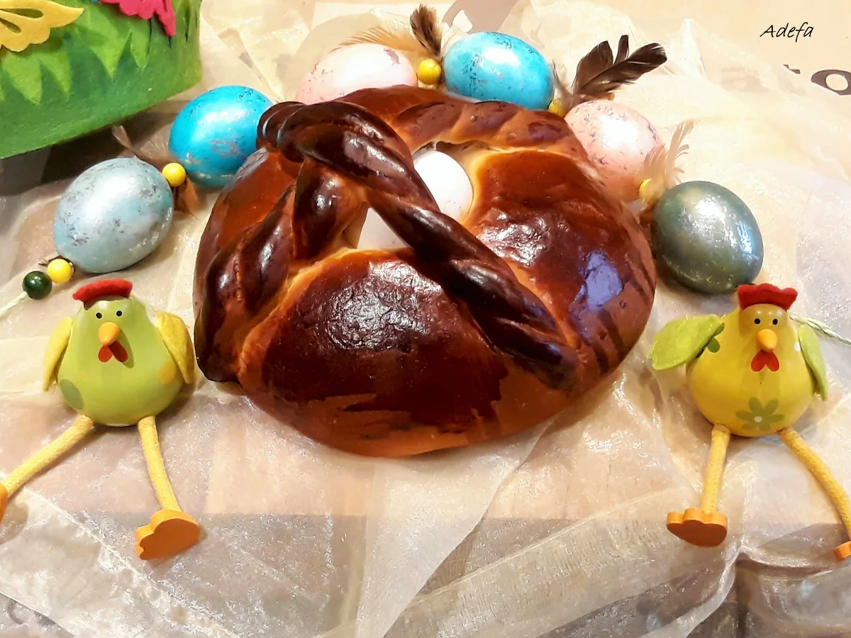 Folar de Páscoa ~ Osterkorb - Rezept - Bild Nr. 5529