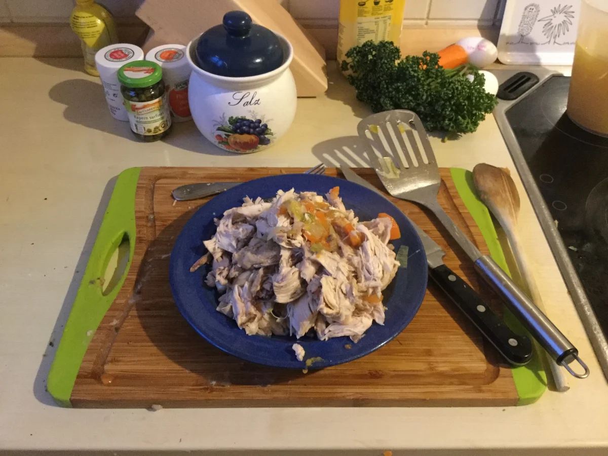 Hühner Frikasse (Schnellkochtopf) - Rezept - Bild Nr. 5555