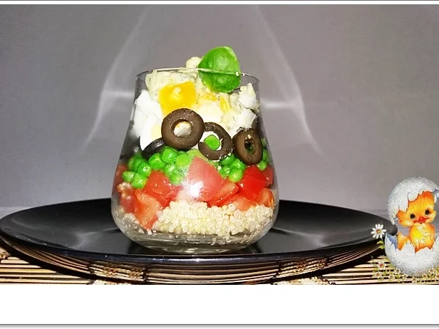 Rezept: Schichtsalat im Glas auch ➯ zum Mitnehmen Bild Nr. 5558 Schichtsalat im Glas auch ➯ zum Mitnehmen - Rezept - Bild Nr. 5558