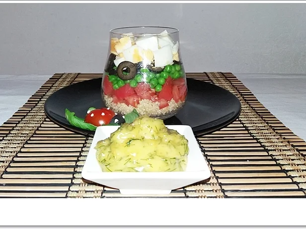 Rezept: Schichtsalat im Glas auch ➯ zum Mitnehmen Bild Nr. 5564 Schichtsalat im Glas auch ➯ zum Mitnehmen - Rezept - Bild Nr. 5564