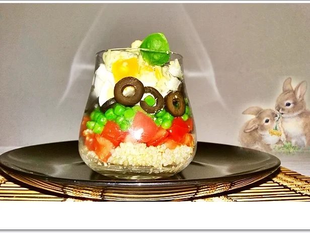 Rezept: Schichtsalat im Glas auch ➯ zum Mitnehmen Bild Nr. 5568 Schichtsalat im Glas auch ➯ zum Mitnehmen - Rezept - Bild Nr. 5568