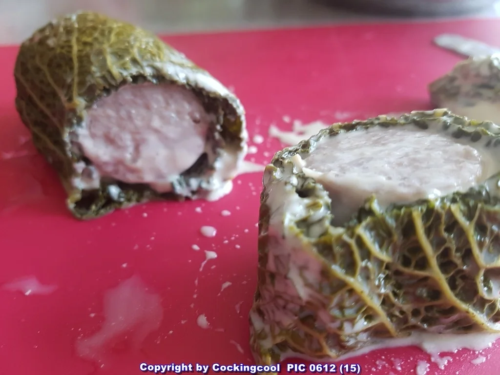 Kohlroulade mit Wurstfüllung - Rezept - Bild Nr. 5590