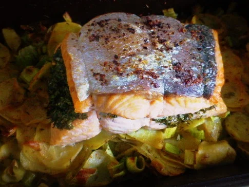 Kräuterlachs aus dem Ofen - Rezept - Bild Nr. 5581