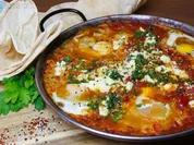 Shakshuka mit Kichererbsen & Feta - Rezept - Bild Nr. 5579