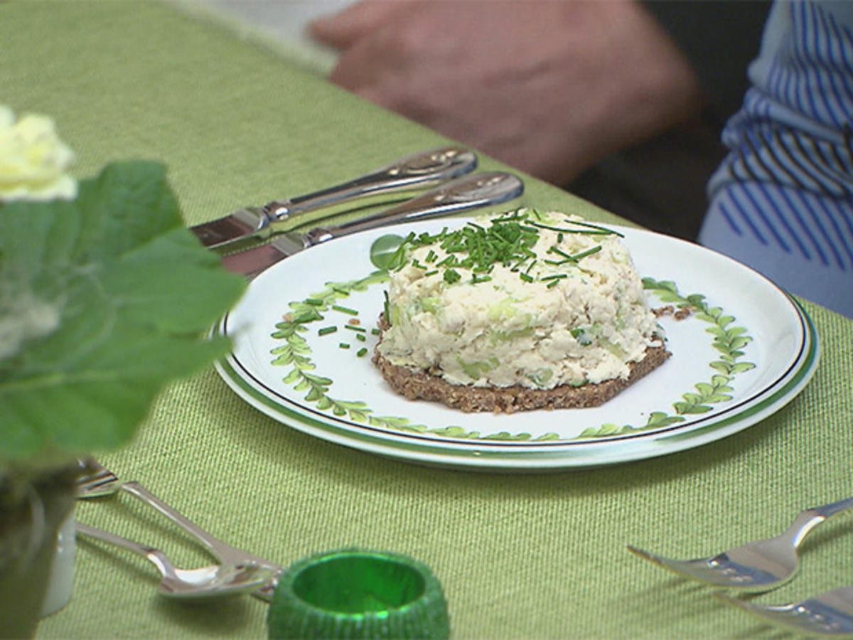 Forellentatar mit Forellenfilet geräuchert ohne Gräten und Zitronensaft ...