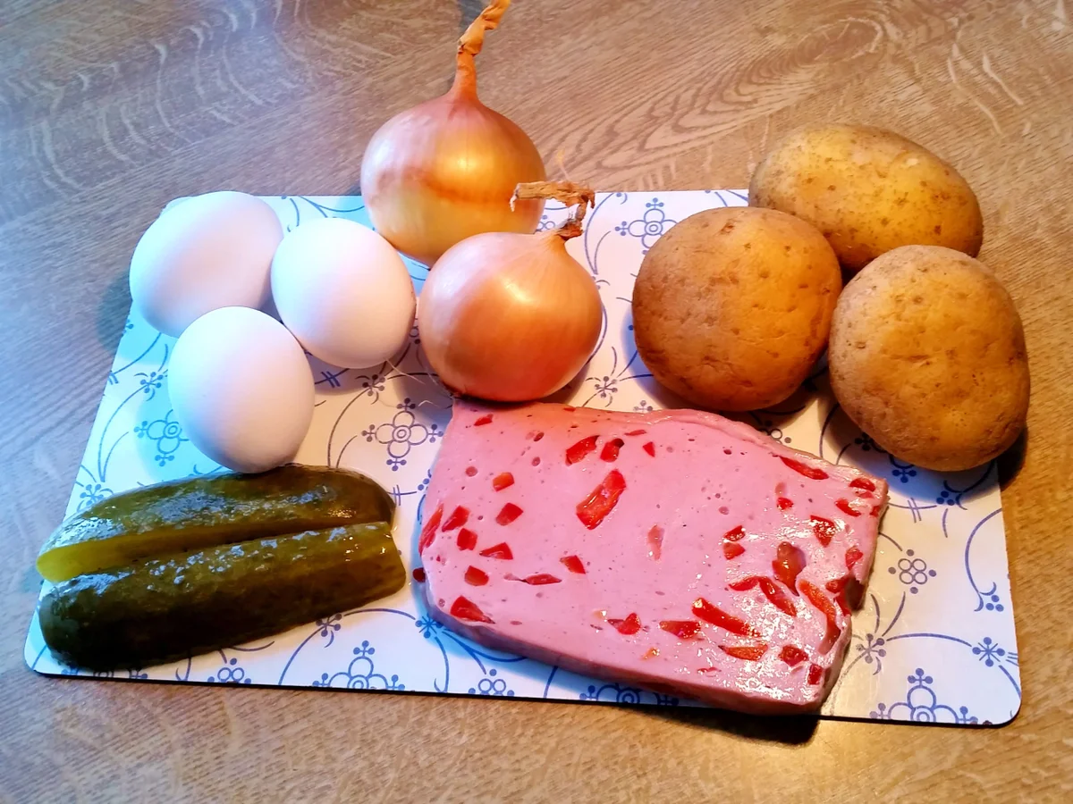 Bauernfrühstück mit Paprika-Leberkäse - Rezept - Bild Nr. 5584