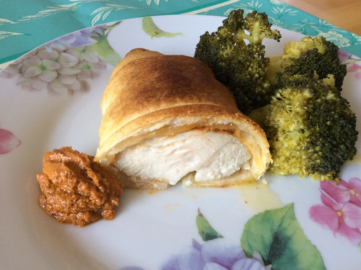 Rezept: Hähnchenbrust im Blätterteig Bild Nr. 5583 Hähnchenbrust im Blätterteig - Rezept - Bild Nr. 5583