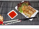 Rezept: Frittierte Frühlingsrollen mit Gemüse-Hähnchen und Fadennudeln Bild Nr. 5595 Frittierte Frühlingsrollen mit Gemüse-Hähnchen und Fadennudeln - Rezept - Bild Nr. 5595