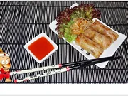 Frittierte Frühlingsrollen mit Gemüse-Hähnchen und Fadennudeln - Rezept - Bild Nr. 5595