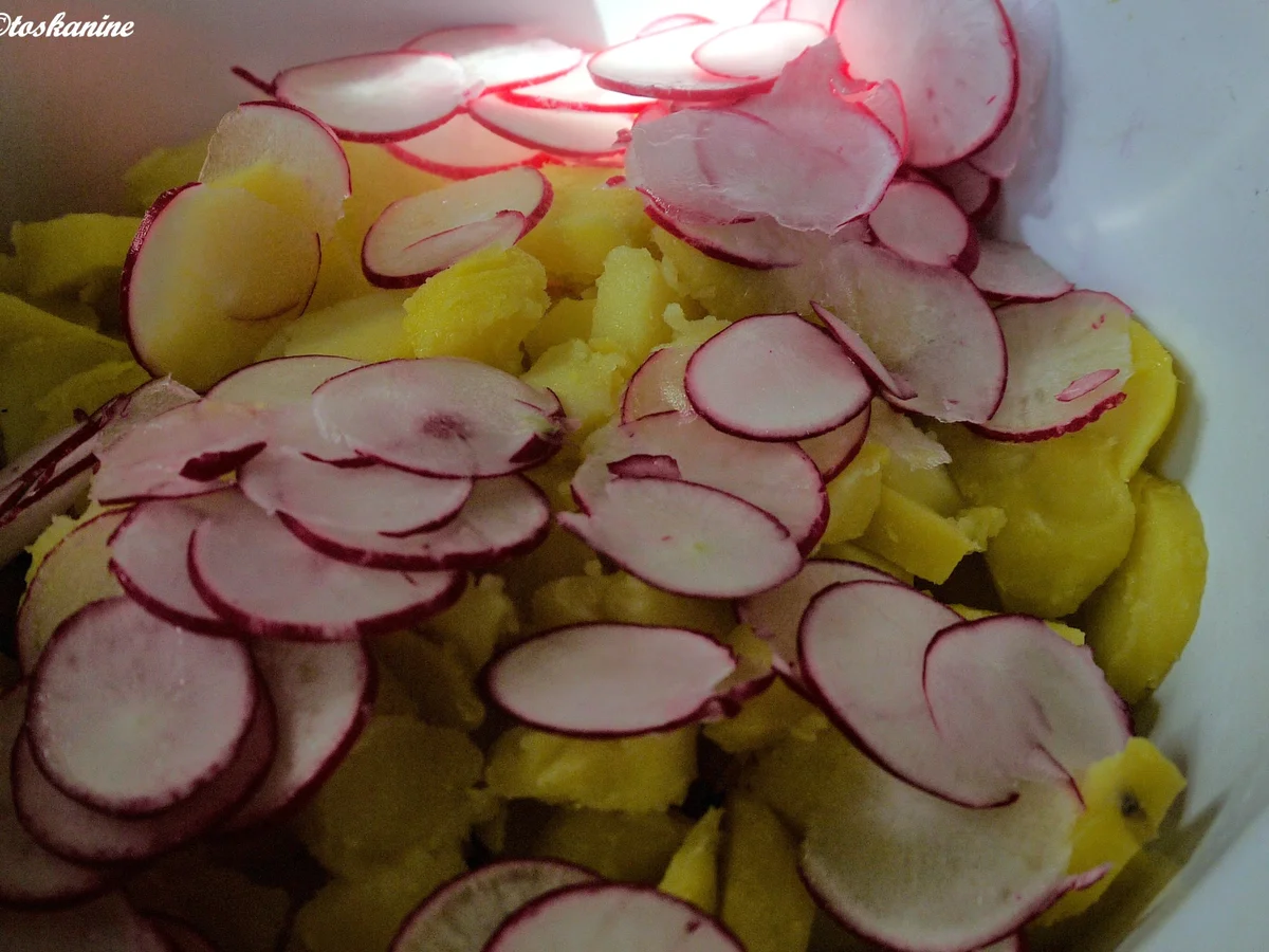 Rezept: Kartoffel-Rucola-Salat Bild Nr. 5586 Kartoffel-Rucola-Salat - Rezept - Bild Nr. 5586