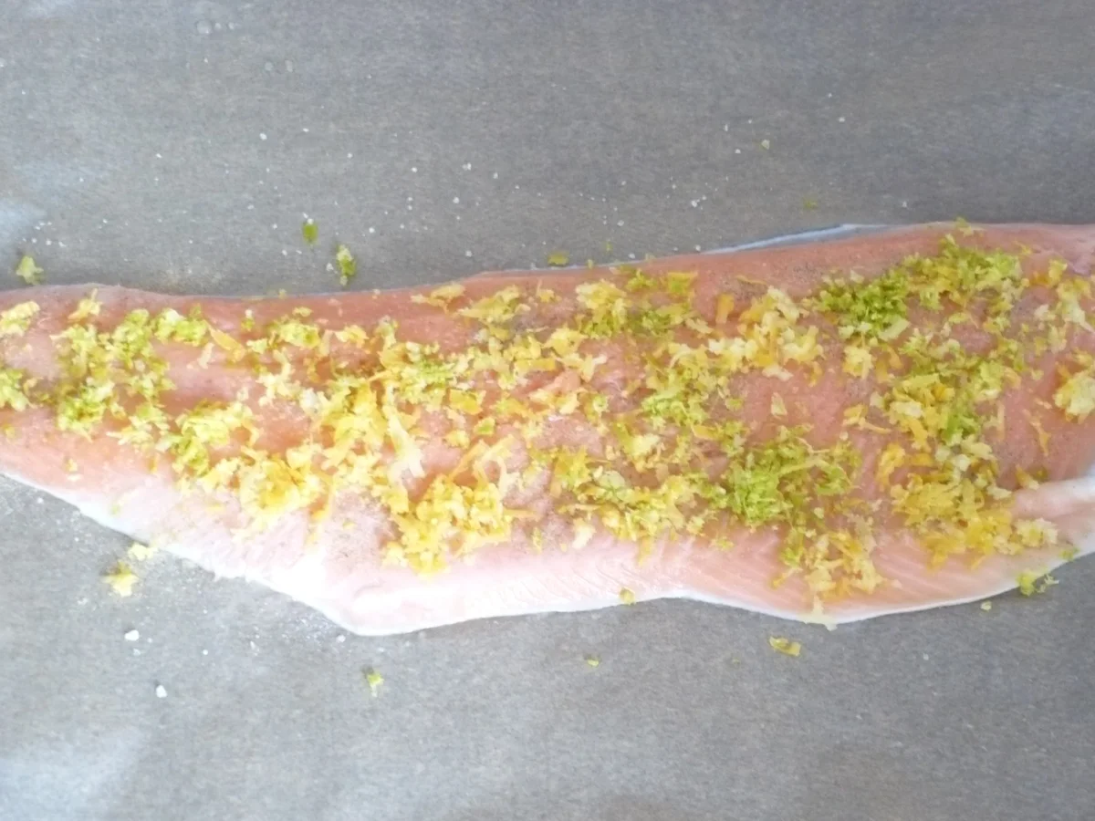 Grüner Spargel und Lachs vom Blech - Rezept - Bild Nr. 5588