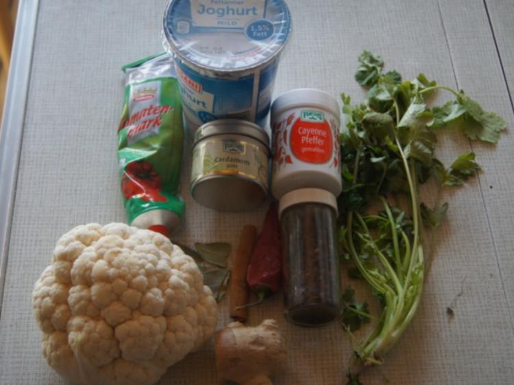 Blumenkohl auf indische Art - einfach - von MausVoh Blumenkohl auf indische Art - einfach - von MausVoh