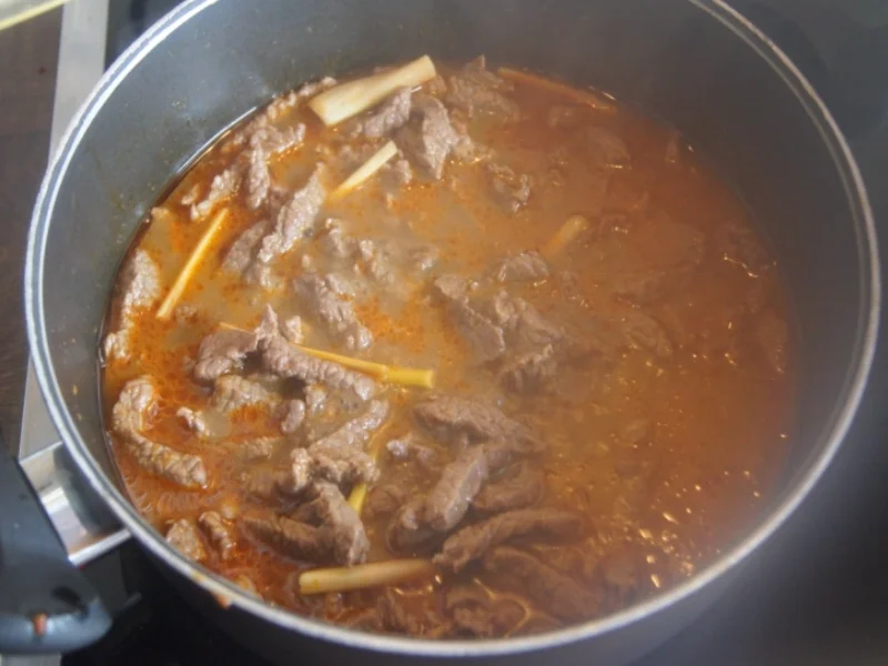 Rindfleischcurry mit Zitronengras und Basmati Reis - Rezept - Bild Nr. 5613