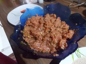 Bratklops mit Mischgemüse,Salzkartoffeln und Soße - Rezept - Bild Nr. 5603