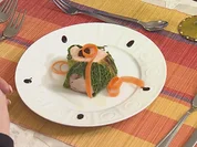 Roulés de chou au poulet (Kohl-Hühnerbrust Roulade) - Rezept - Bild Nr. 2