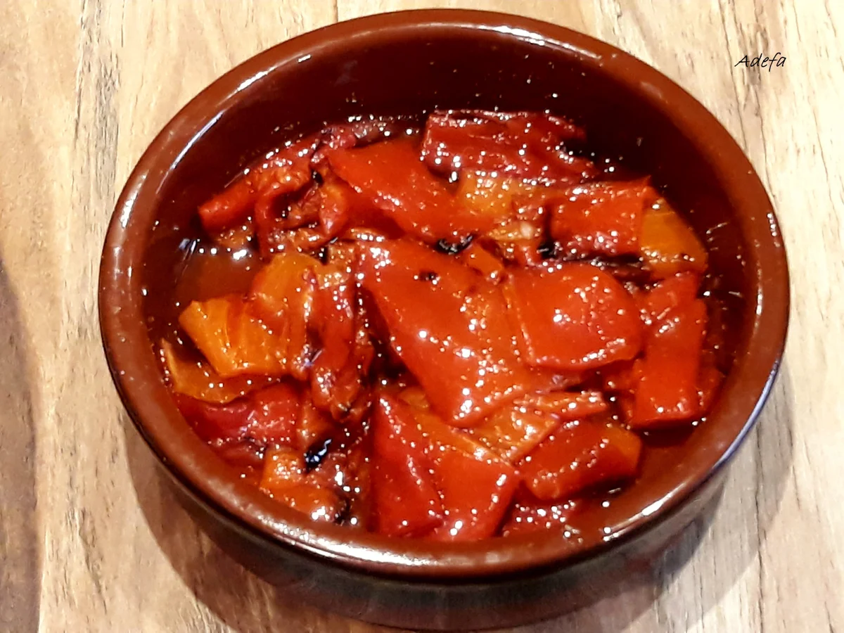 Rezept: Gegrillte Paprika Salat Bild Nr. 5608 Gegrillte Paprika Salat - Rezept - Bild Nr. 5608