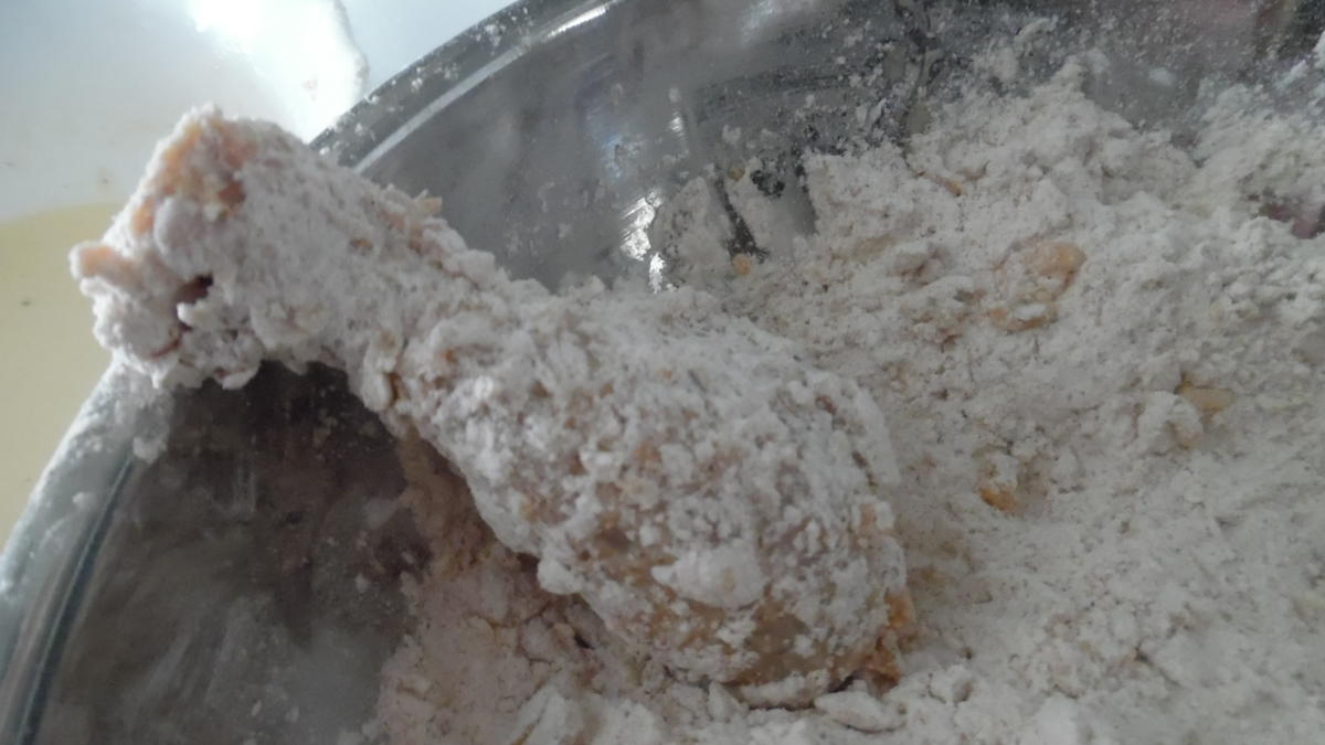 Fried Chicken mit Coleslaw - Rezept - Bild Nr. 5608