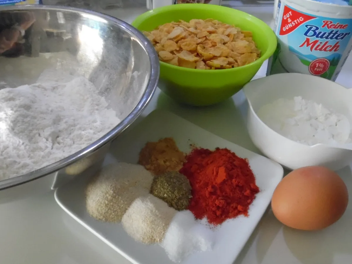 Rezept: Fried Chicken mit Coleslaw Bild Nr. 5616 Fried Chicken mit Coleslaw - Rezept - Bild Nr. 5616