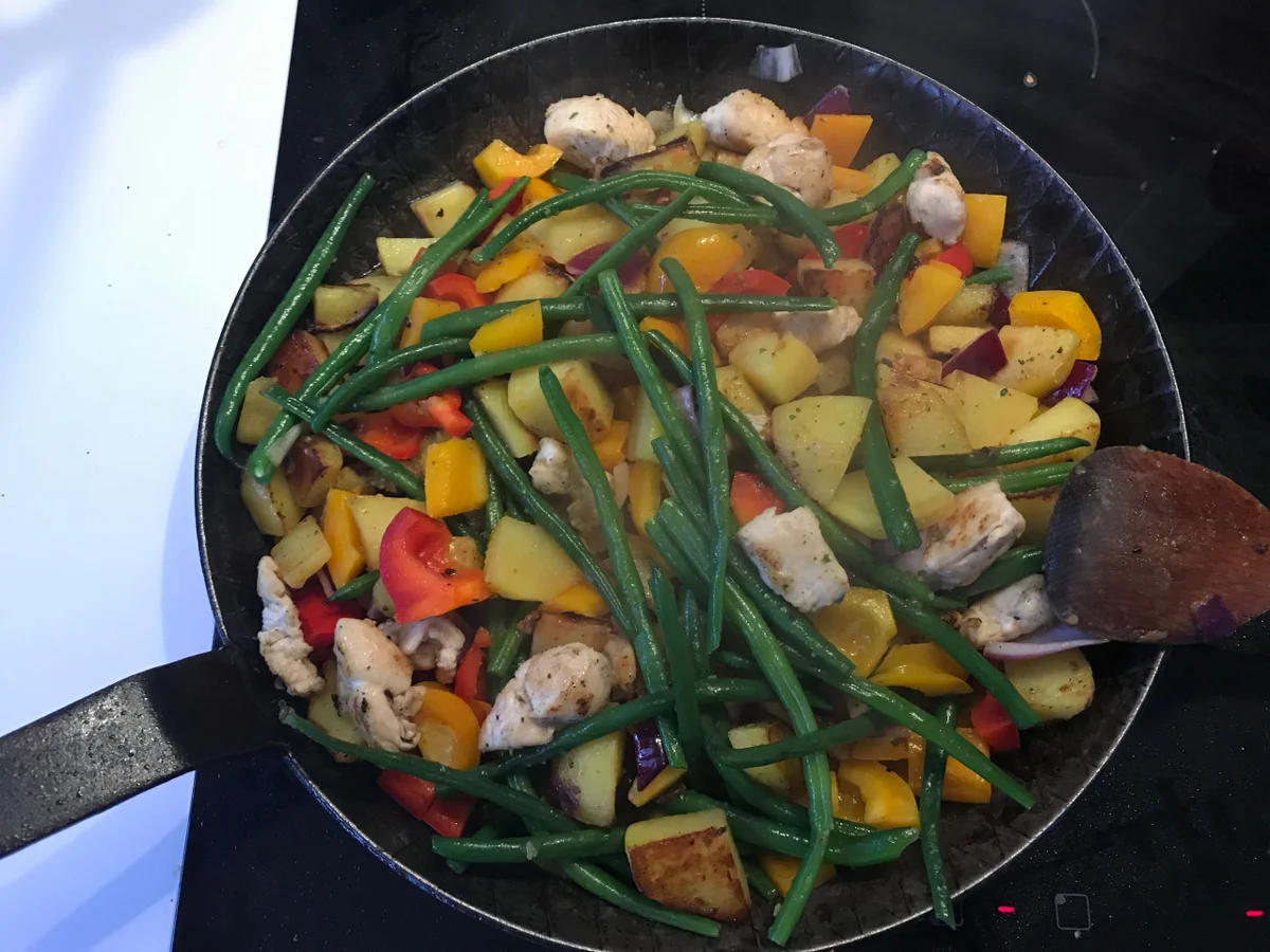 Hähnchen-Kartoffel-Pfanne - Rezept - Bild Nr. 5612