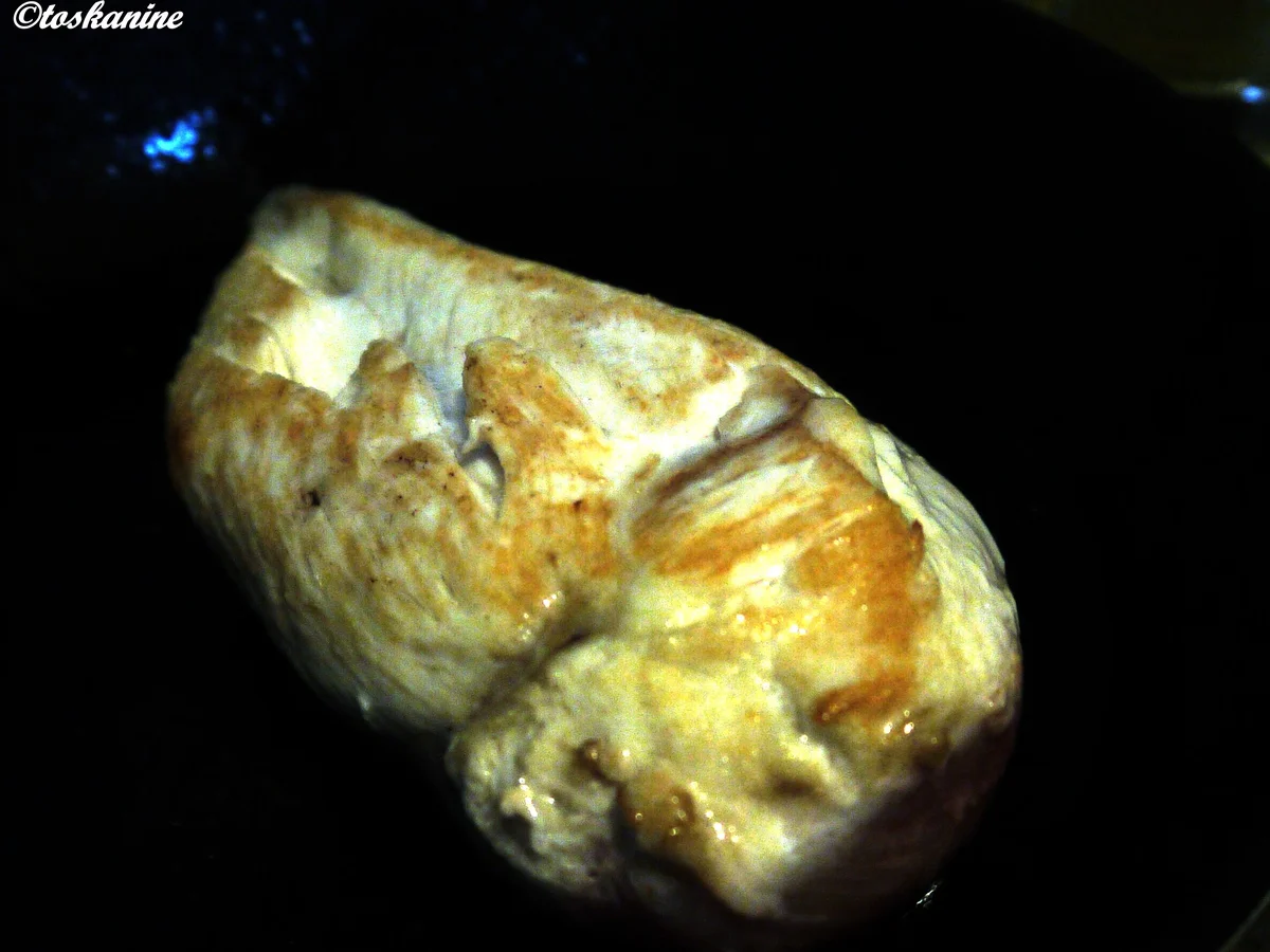 Lackierte Hähnchenbrust mit Ajvar-Kartoffeln - Rezept - Bild Nr. 5615