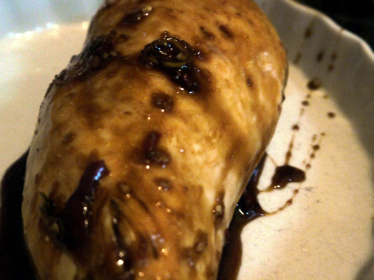 Lackierte Hähnchenbrust mit Ajvar-Kartoffeln - Rezept - Bild Nr. 5616