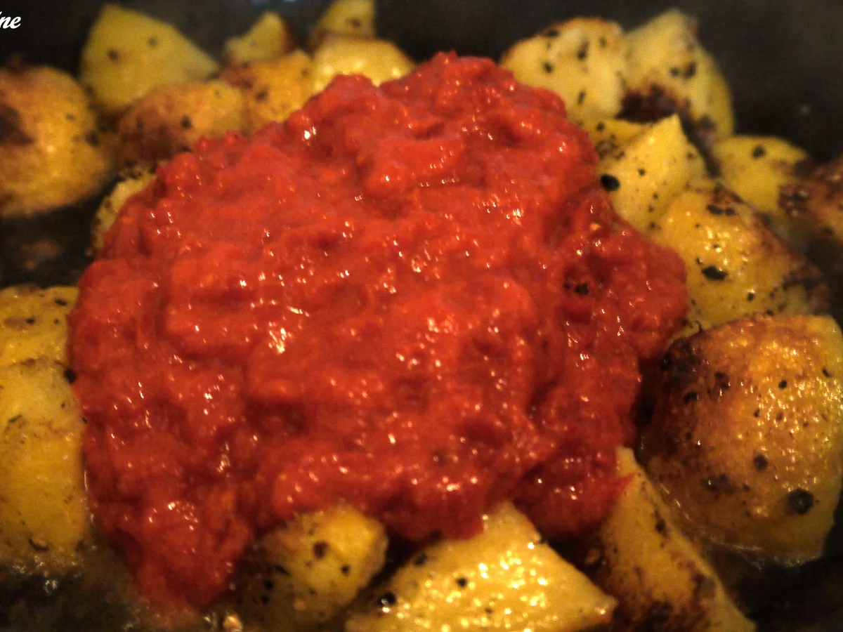 Lackierte Hähnchenbrust mit Ajvar-Kartoffeln - Rezept - Bild Nr. 5617