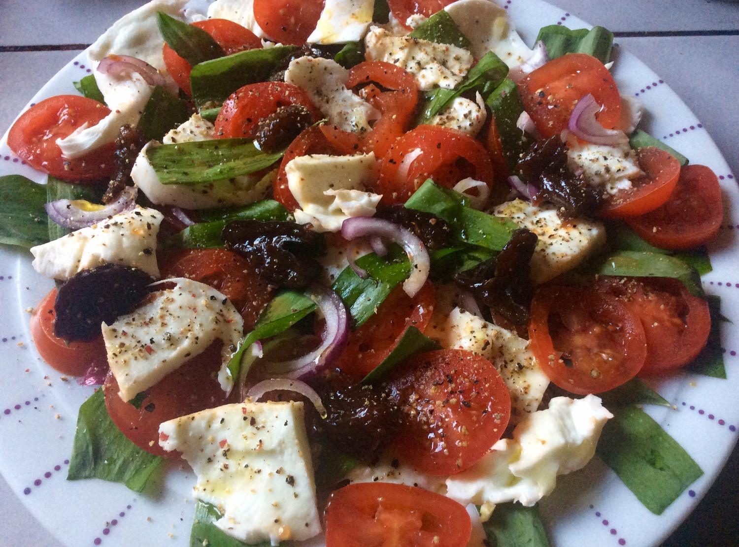 Bärlauch-Tomaten-Mozzarella - Rezept mit Bild - kochbar.de