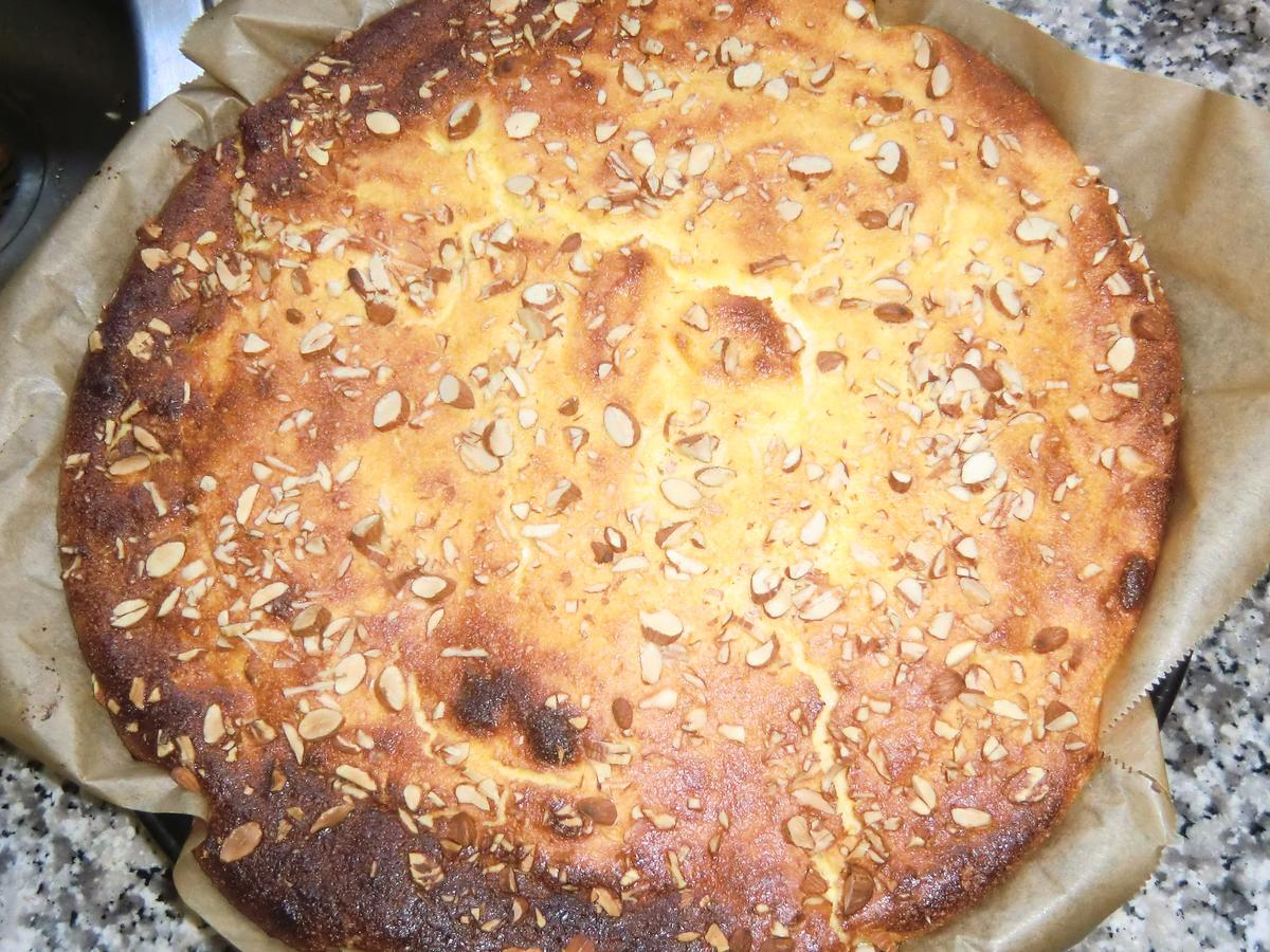 Käsekuchen mit Birnen ohne Boden - schnell &amp; einfach - von Lausemaedle