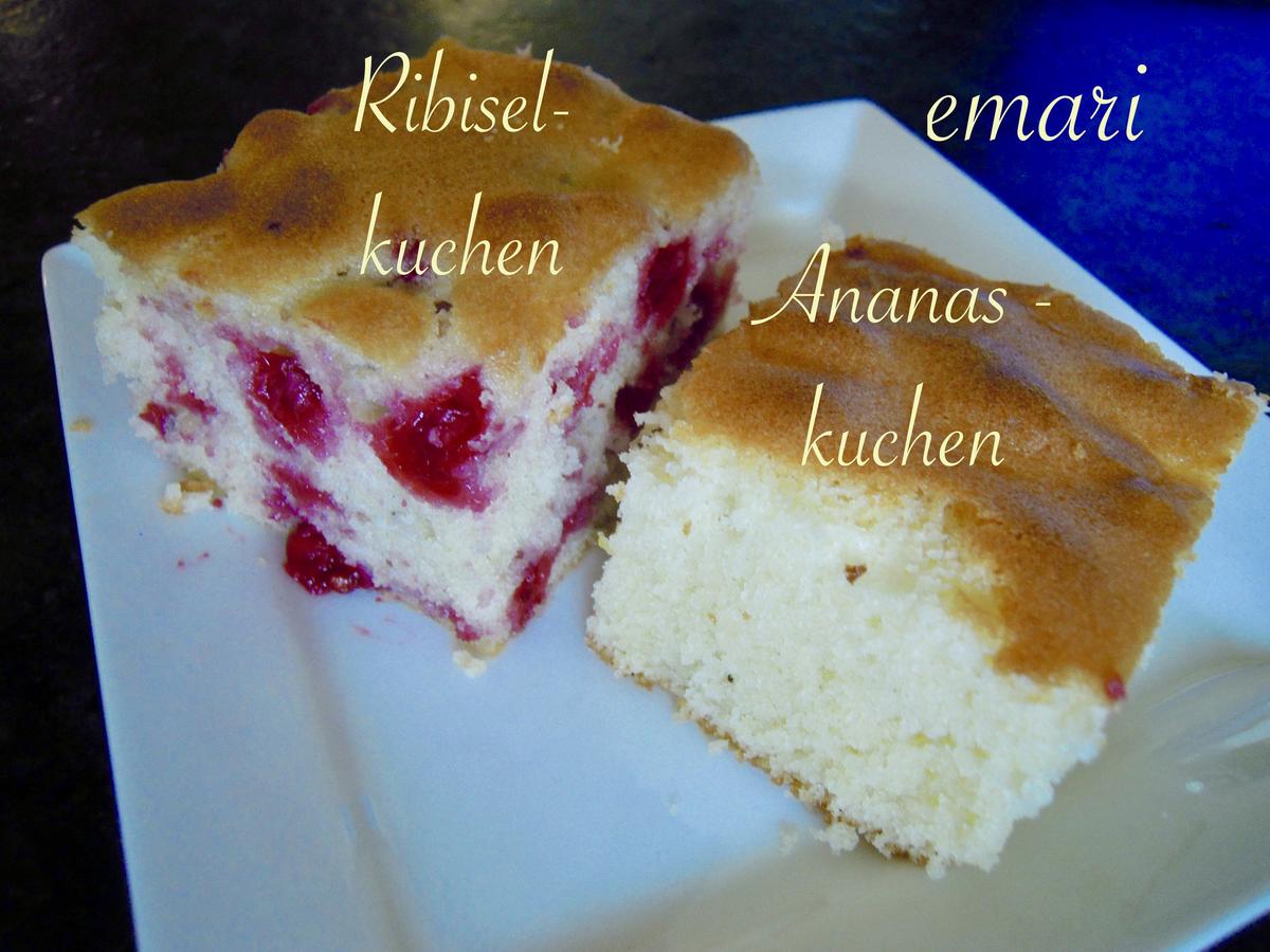 2erlei Kuchen ... Omis Ribisel- bzw. Ananaskuchen - Rezept - Bild Nr. 5626